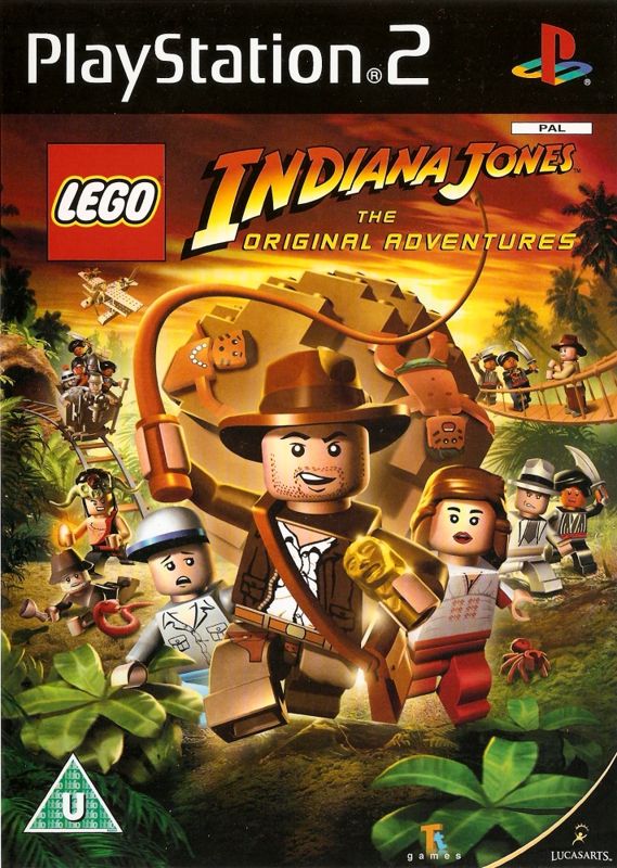 LEGO Indiana Jones: The Original Adventures box art for Playstation 2